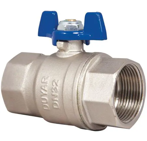 Pirinç Küresel Vana, Kelebek Kollu (Dişli, PN 25)