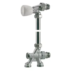 R438 - Köşe vana ve geri dönüş vanası grubu, çift borulu sistemler için