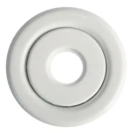 Unival İki Parçalı Rozet - 1/2" - 3/4", Beyaz