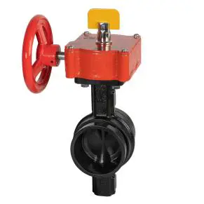 UVB-G310 - İZLENEBİLİR KELEBEK VANA - YİVLİ TİP