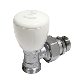 R431TG - Termostatik opsiyonlu mikrometrik köşe vana