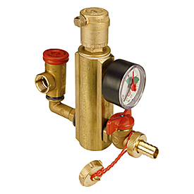 R554E - Kapalı ısıtma sistemleri için emniyet ünitesi