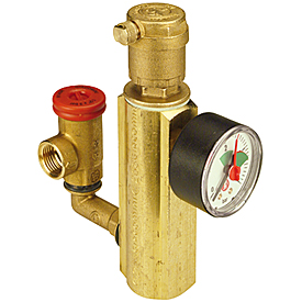 R554F - Kapalı ısıtma sistemleri için emniyet ünitesi