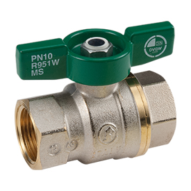 R951W - DADO küresel vana, dişi-dişi bağlantılı, ağır seri