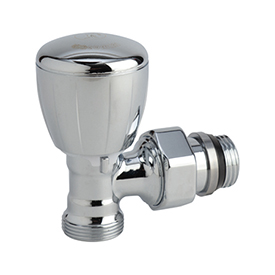 T431C - Havlupan için termostatik opsiyonlu mikrometrik köşe vana