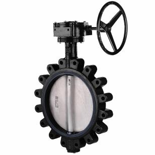 BLN-0301 - DİŞLİ KUTULU LUG TİPİ KELEBEK VANA (NİKEL KLAPELİ)